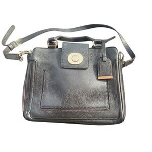 Cole Haan Leather Bag Satchel Handles & Detachable Strap
